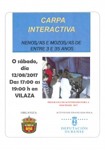 CARTAZ CARPA INTERACTIVA