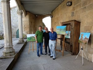 O xurado. Xosé Gómez Rivada, Leonardo Vidal Rodríguez e Jose´Luís Suárez MArtínez