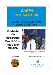 CARTAZ CARPA INTERACTIVA