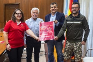 Presentación da VI Andaina “Viño de Monterrei”. No Pazo Provincial asisten Rosendo Fernández (VicePresidente Deputación), Jose Luis Suárez (Alcalde de Monterrei), Begoña Garrido (Representante da Cooperativa Xeitura) e Marcos Meno (Responsable area de Cultura do Concello de Monterrei).