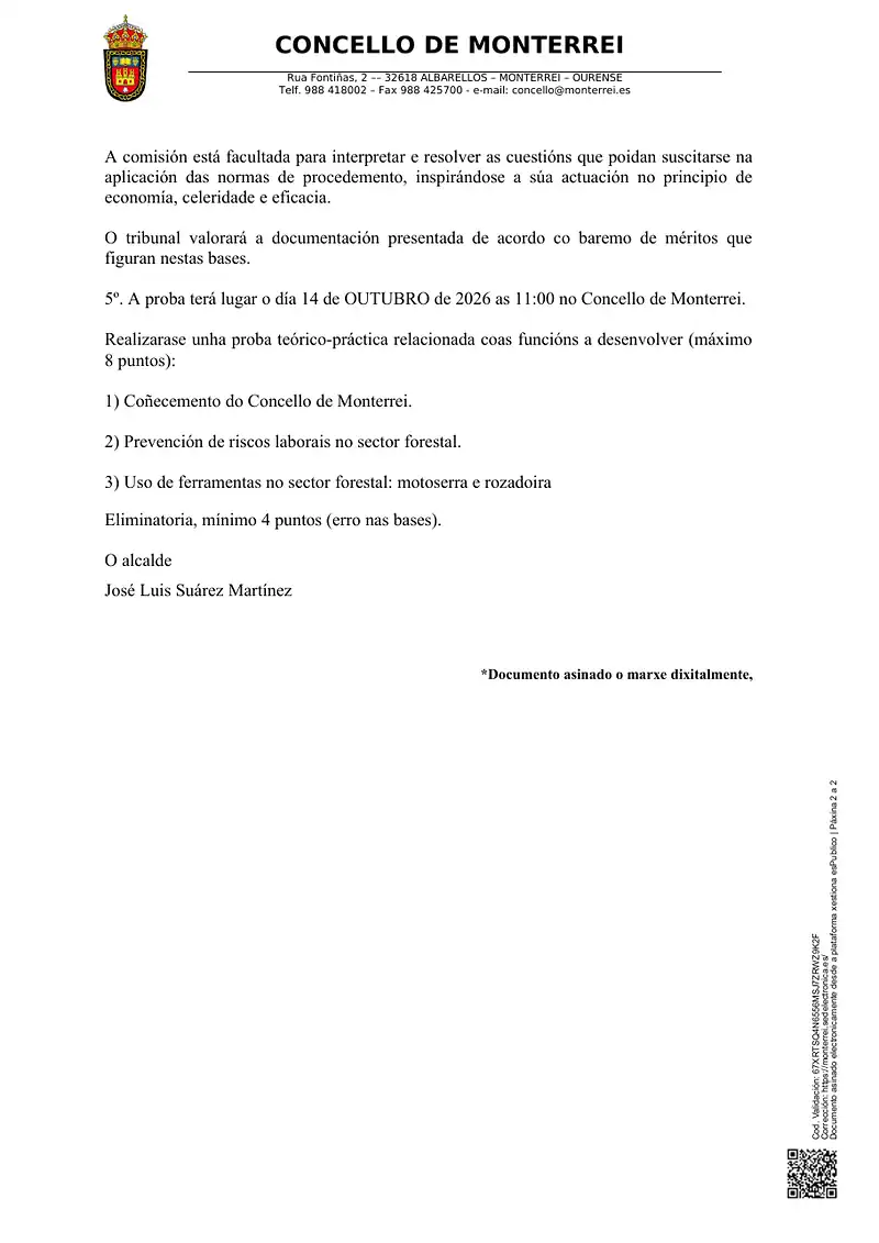 Edicto do 7 de outubro de 2026. Lista definitiva de admitidos Garantía Xuvenil, páxina 2